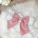 Set lenjerie patut bebe 7 piese Pink Stars (8)